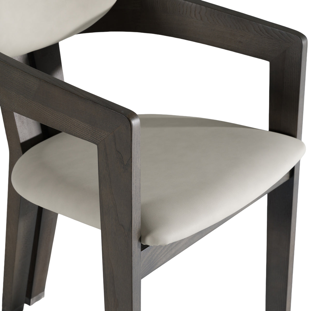 Thorne Light Grey and Dark Grey Arm Dining Chair by VIG Furniture - View 6