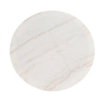Tilly - Glam White Marble + Gold Round Dining Table by VIG Furniture - View 3