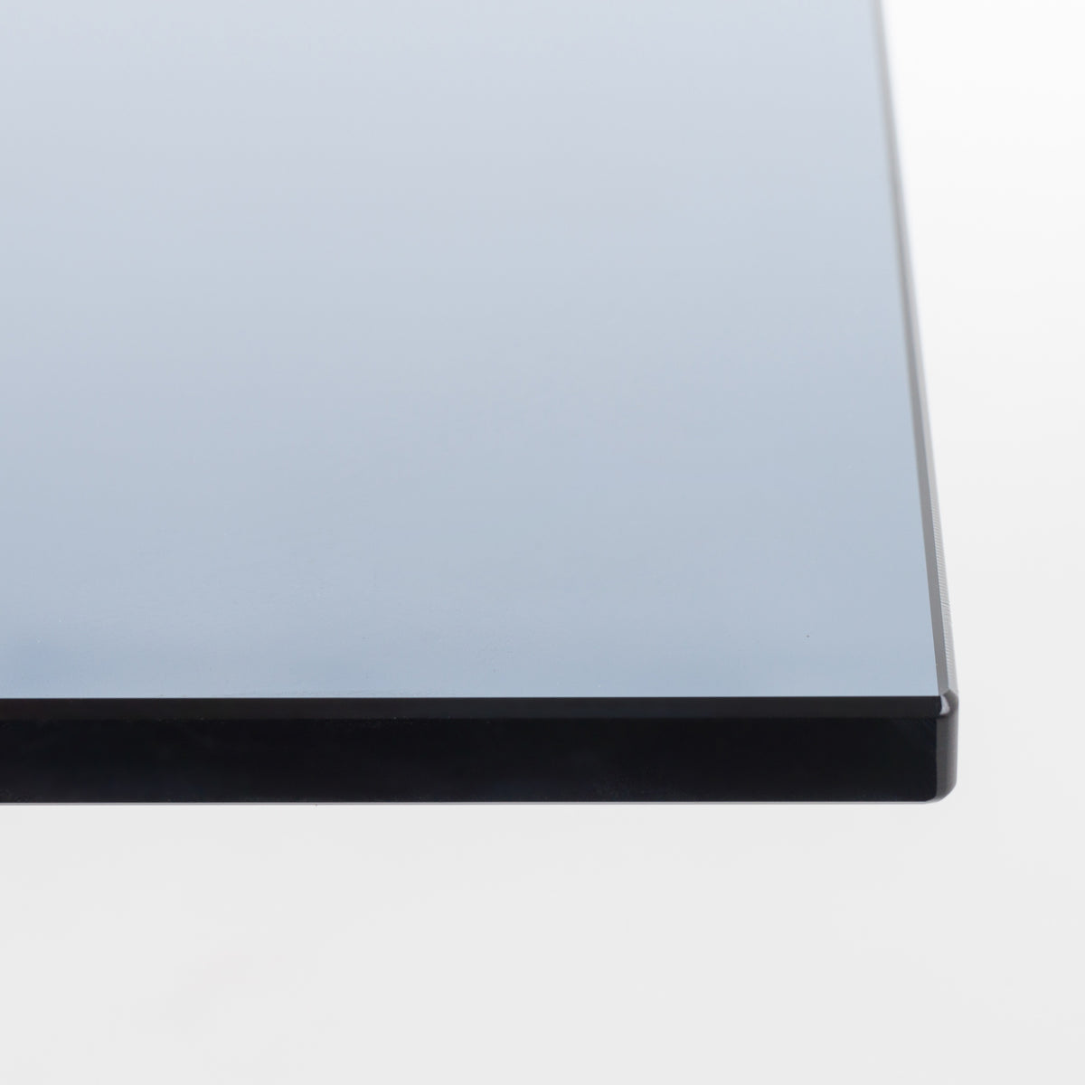 Token Modern Smoked Grey Glass & Rosegold Dining Table by VIG Furniture - View 8