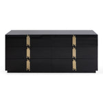 Token - Modern Black + Gold Wide Dresser by VIG Furniture - View 1
