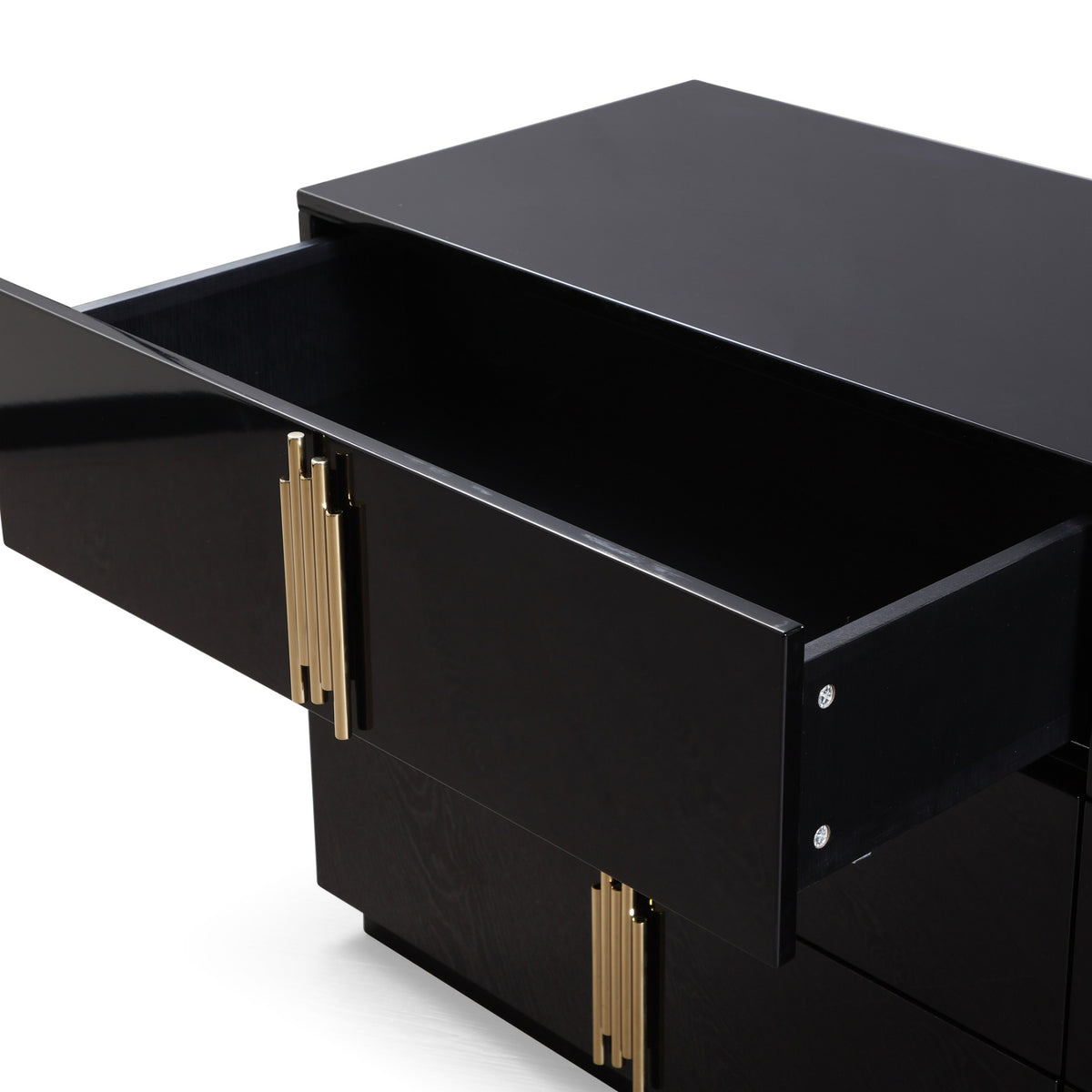Token - Modern Black + Gold Wide Dresser by VIG Furniture - View 7