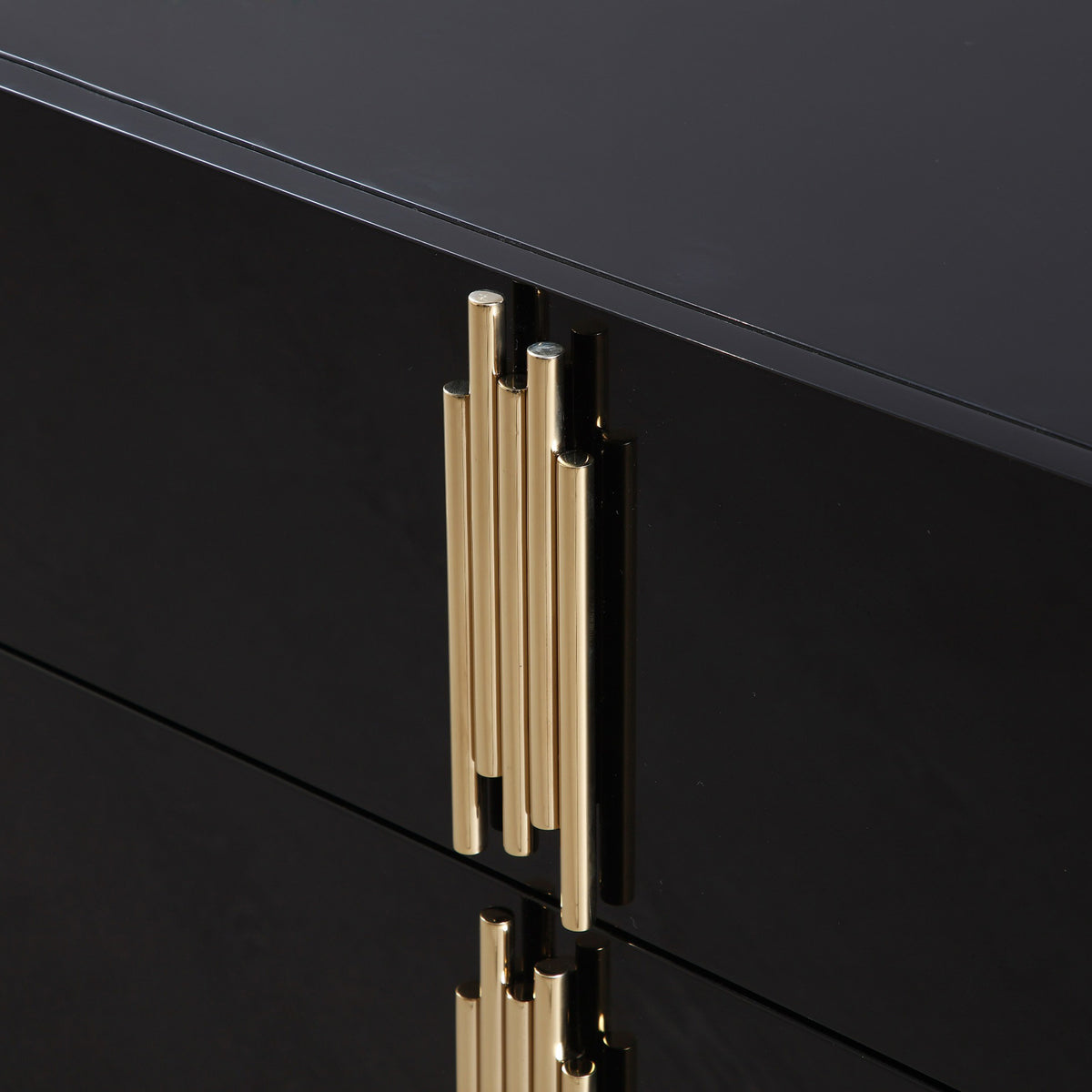 Token - Modern Black + Gold Wide Dresser by VIG Furniture - View 8