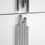 Token - Modern White & Stainless Steel Wide Nightstand by VIG Furniture - View 6