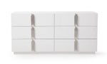 Token - Modern White & Stainless Steel Dresser by VIG Furniture - View 1