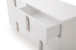 Token - Modern White & Stainless Steel Dresser by VIG Furniture - View 4