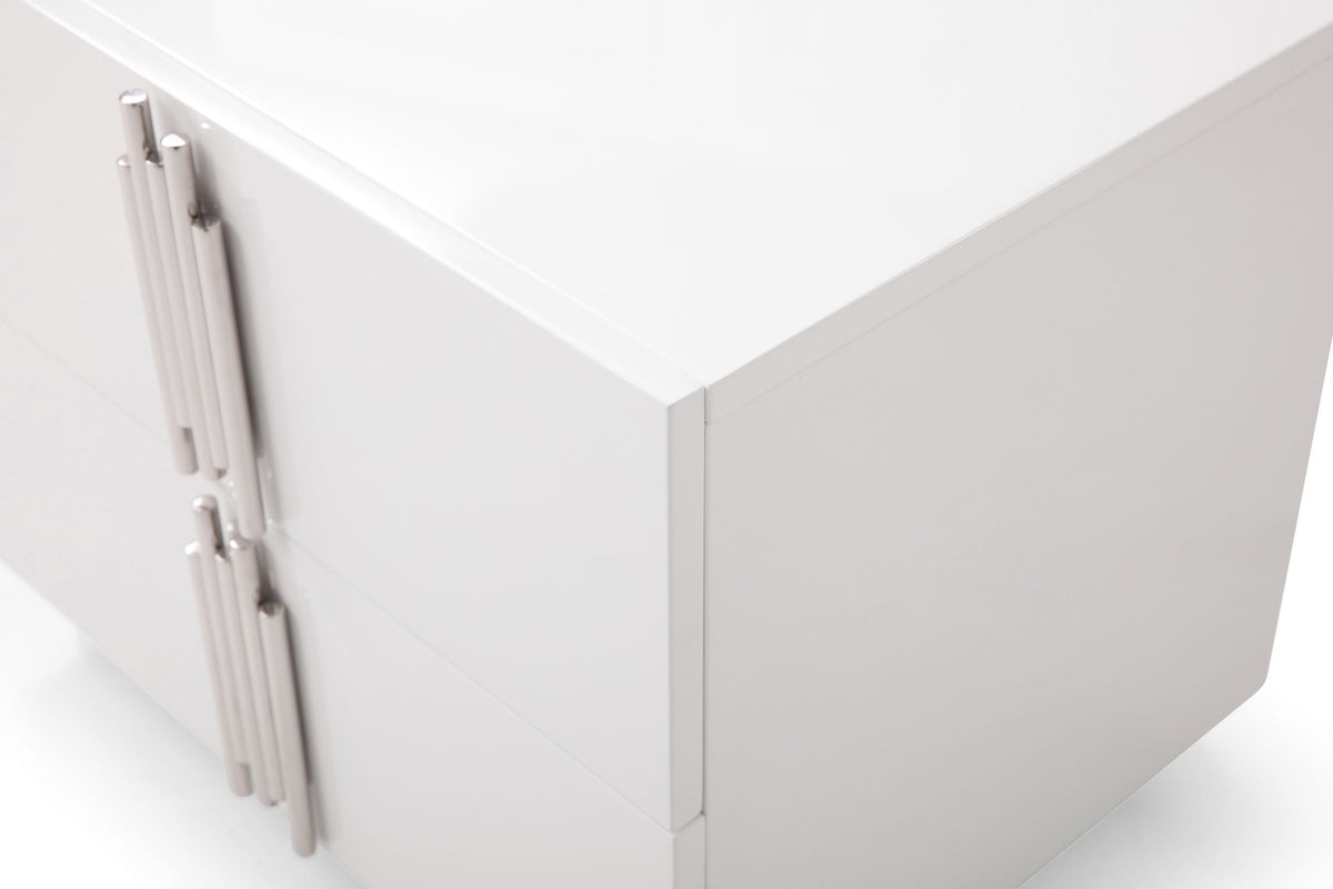 Token - Modern White & Stainless Steel Dresser by VIG Furniture - View 5