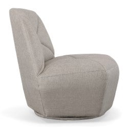 Tomlin - Contemporary Grey Woven Fabric Accent Chair by VIG Furniture - View 2