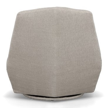 Tomlin - Contemporary Grey Woven Fabric Accent Chair by VIG Furniture - View 3
