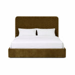 Trieste - Modern Brown Fabric Bed by VIG Furniture - View 6