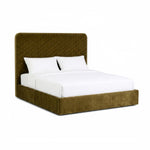 Trieste - Modern Brown Fabric Bed by VIG Furniture - View 7