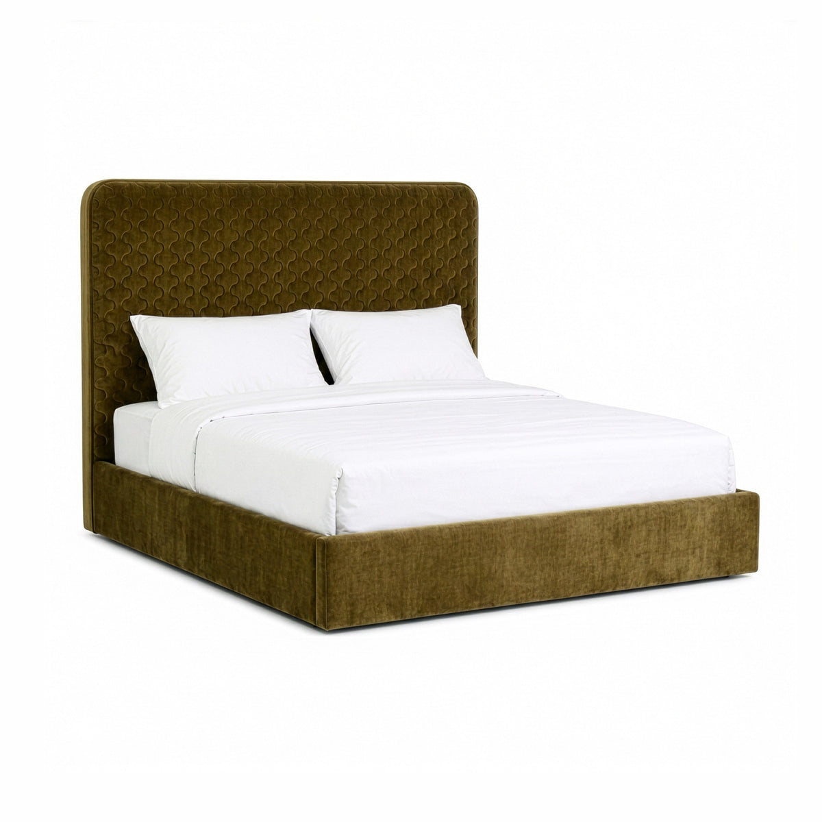 Trieste - Modern Brown Fabric Bed by VIG Furniture - View 7