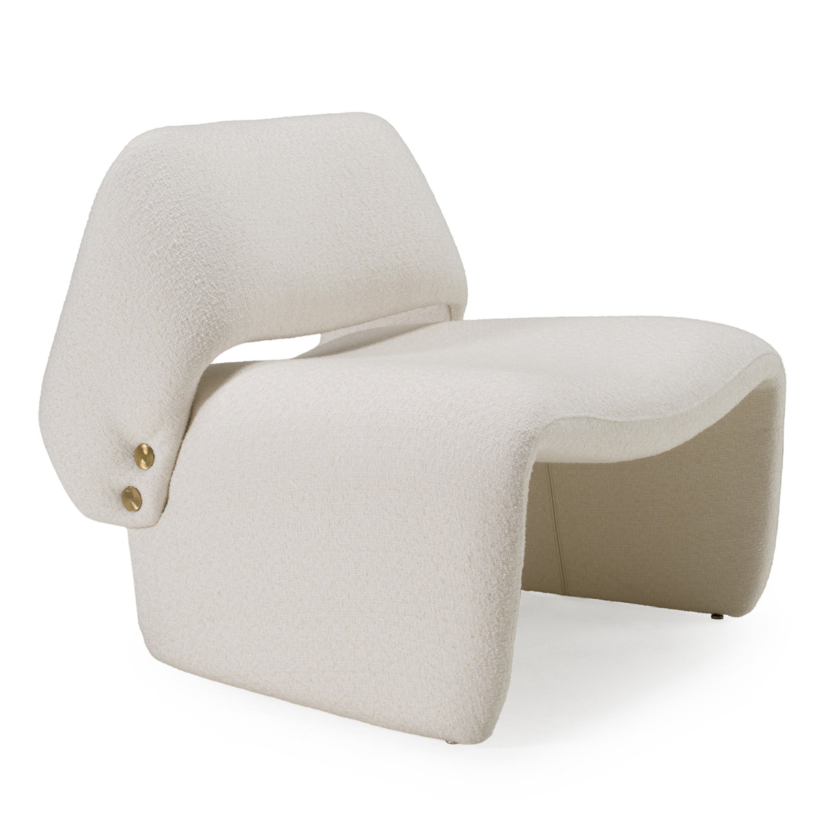 Tristan Modern Off White Fabric Accent Chair by VIG Furniture - View 1