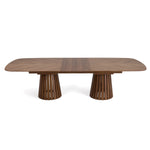 Truman - Mid-Century Modern Walnut Extendable Dining Table by VIG Furniture - View 2
