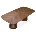 Truman - Mid-Century Modern Walnut Extendable Dining Table by VIG Furniture - View 4