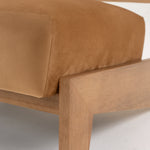 Tucker - Mid-Century Modern Camel Velvet + Chestnut Accent Chair by VIG Furniture - View 5