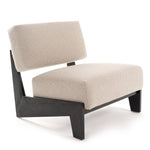Tucker - Mid-Century Modern Light Grey Fabric + Black Walnut Accent Chair by VIG Furniture - View 1