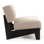 Tucker - Mid-Century Modern Light Grey Fabric + Black Walnut Accent Chair by VIG Furniture - View 3