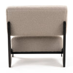 Tucker - Mid-Century Modern Light Grey Fabric + Black Walnut Accent Chair by VIG Furniture - View 4