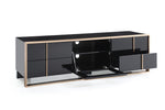 Cartier Modern Black & Rosegold TV Stand by VIG Furniture - View 5