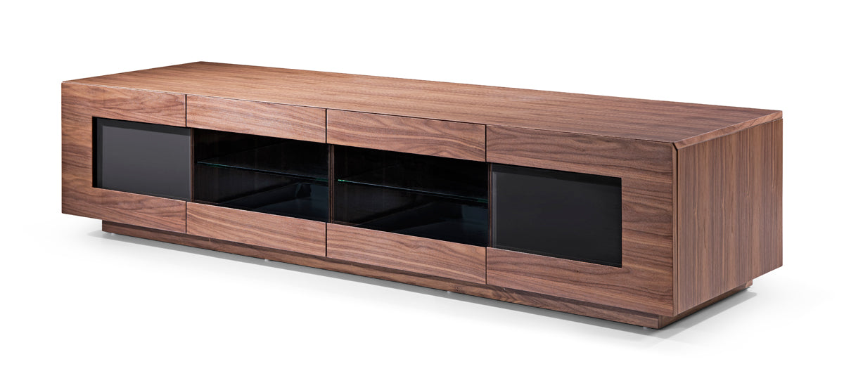 Frost Modern Small Walnut TV Stand by VIG Furniture - View 3
