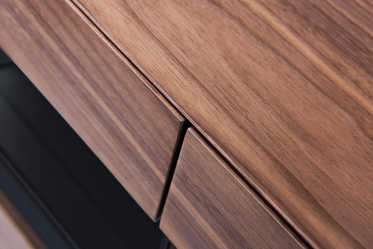 Frost Modern Small Walnut TV Stand by VIG Furniture - View 4