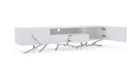 Legend 79"-Wide Modern White TV Stand by VIG Furniture - View 3