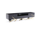 Legend Modern Black & Gold 79" TV Stand by VIG Furniture - View 2