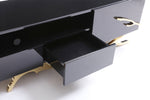 Legend Modern Black & Gold 79" TV Stand by VIG Furniture - View 4
