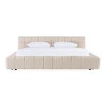 Tyree - Modern Tufted Off-White Fabric Bed by VIG Furniture - View 1