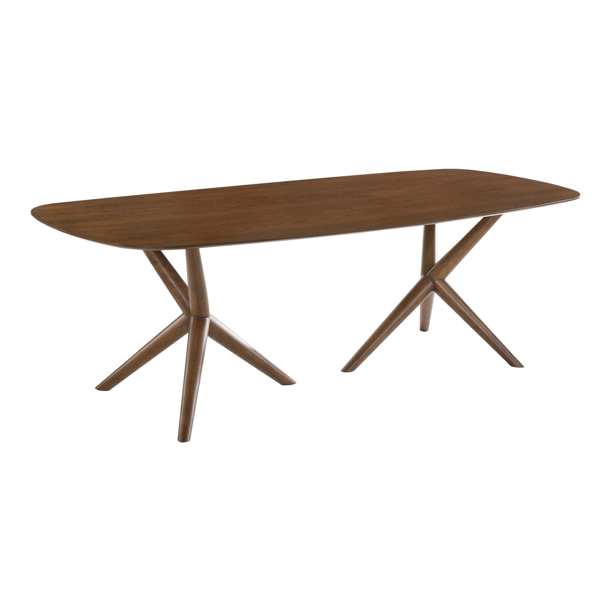 Utah - Modern Walnut Rectangular Dining Table by VIG Furniture - View 1