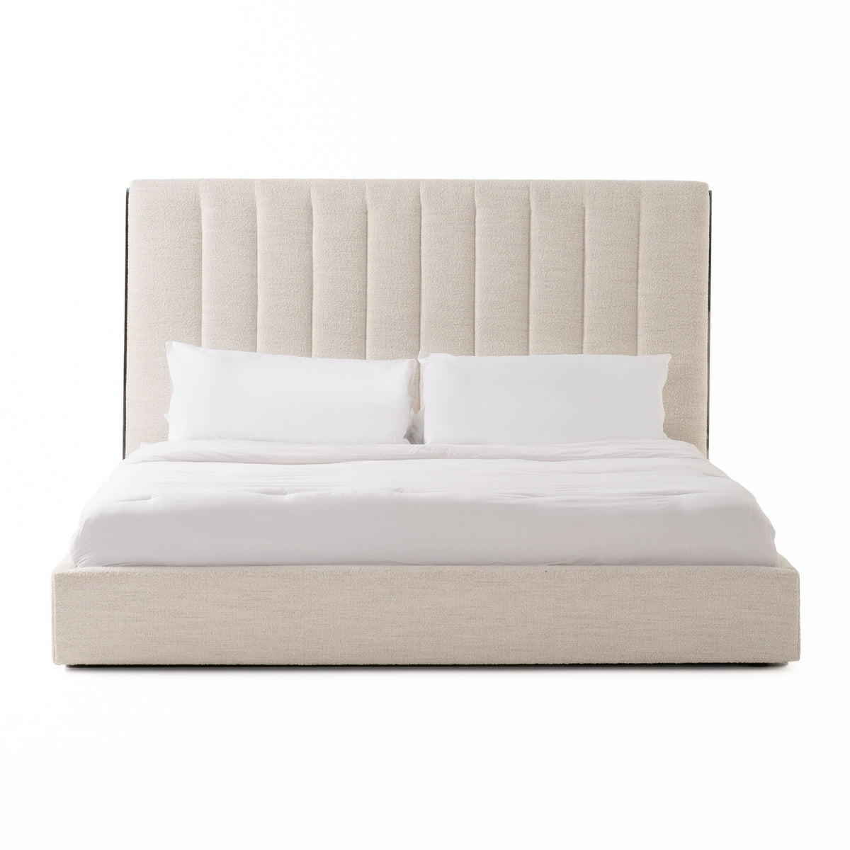 Valhalla - Contemporary White Fabric Bed by VIG Furniture - View 1