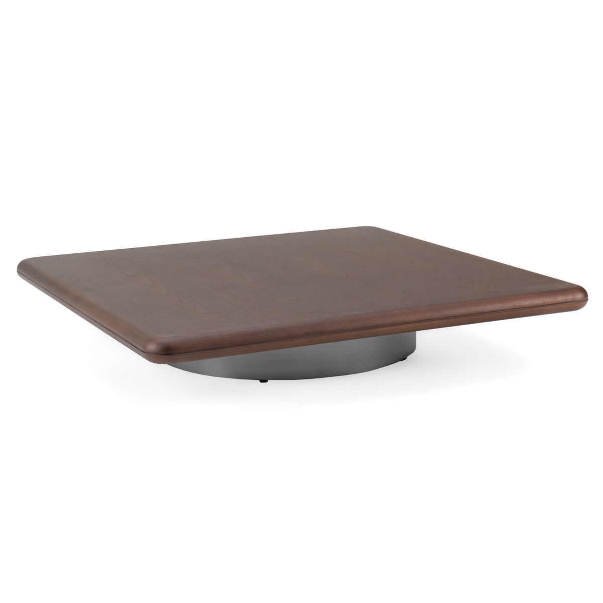 Valley - Modern Walnut + Titanium Low Coffee Table by VIG Furniture - View 2