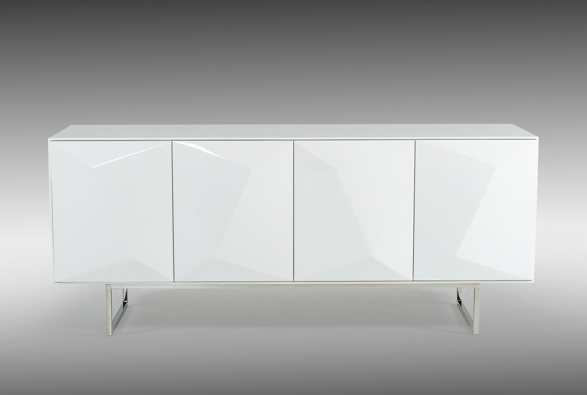 Vanguard Modern White Buffet by VIG Furniture - View 9