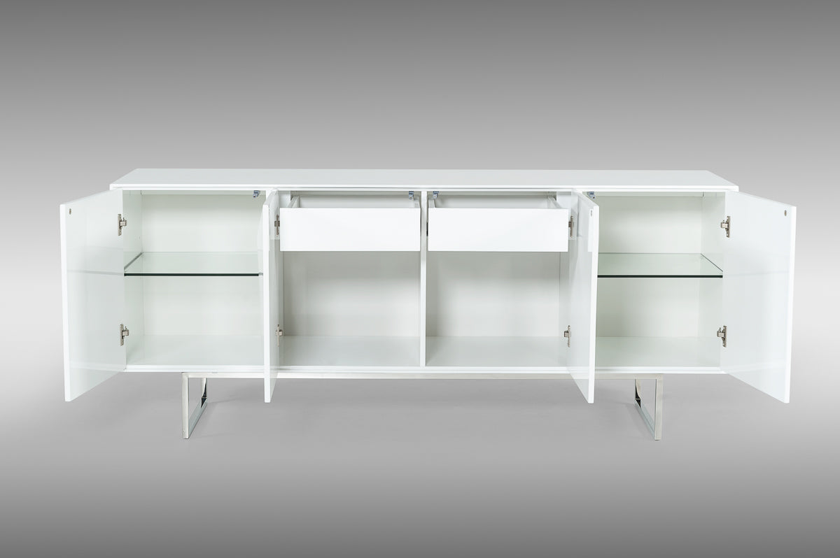 Vanguard Modern White Buffet by VIG Furniture - View 10