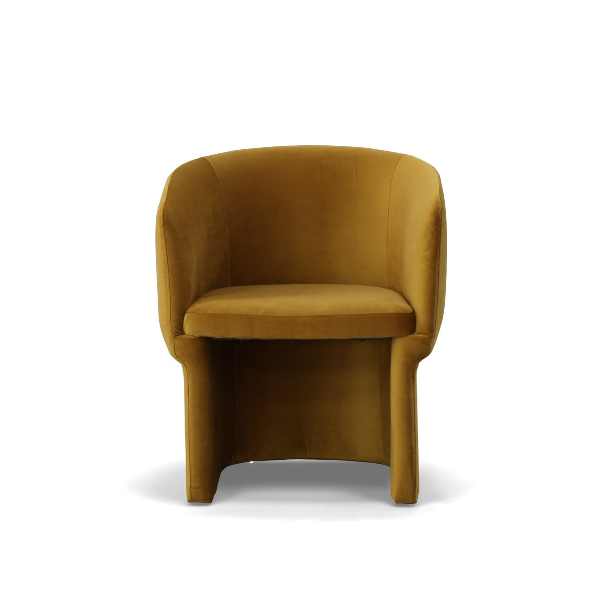Vassar - Burnt Umber Velvet Dining Chair by VIG Furniture - View 2