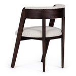 Vegas - Modern Cream Fabric + Walnut Oak Dining Chair (Set of 2) by VIG Furniture - View 6