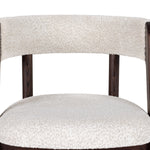 Vegas - Modern Cream Fabric + Walnut Oak Dining Chair (Set of 2) by VIG Furniture - View 8
