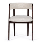 Vegas - Modern Cream Fabric + Walnut Oak Dining Chair (Set of 2) by VIG Furniture - View 4