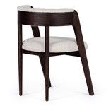 Vegas - Modern Cream Fabric + Walnut Oak Dining Chair (Set of 2) by VIG Furniture - View 5