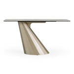 Vela - Modern Ceramic + Brass Console Table by VIG Furniture - View 1