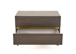 Velondra - Eastern King Modern Eucalypto + Marble Bed with Two Nightstands