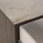 Velondra - Queen Modern Eucalypto + Marble Bedroom Set