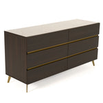 Velondra - Queen Modern Eucalypto + Marble Bedroom Set