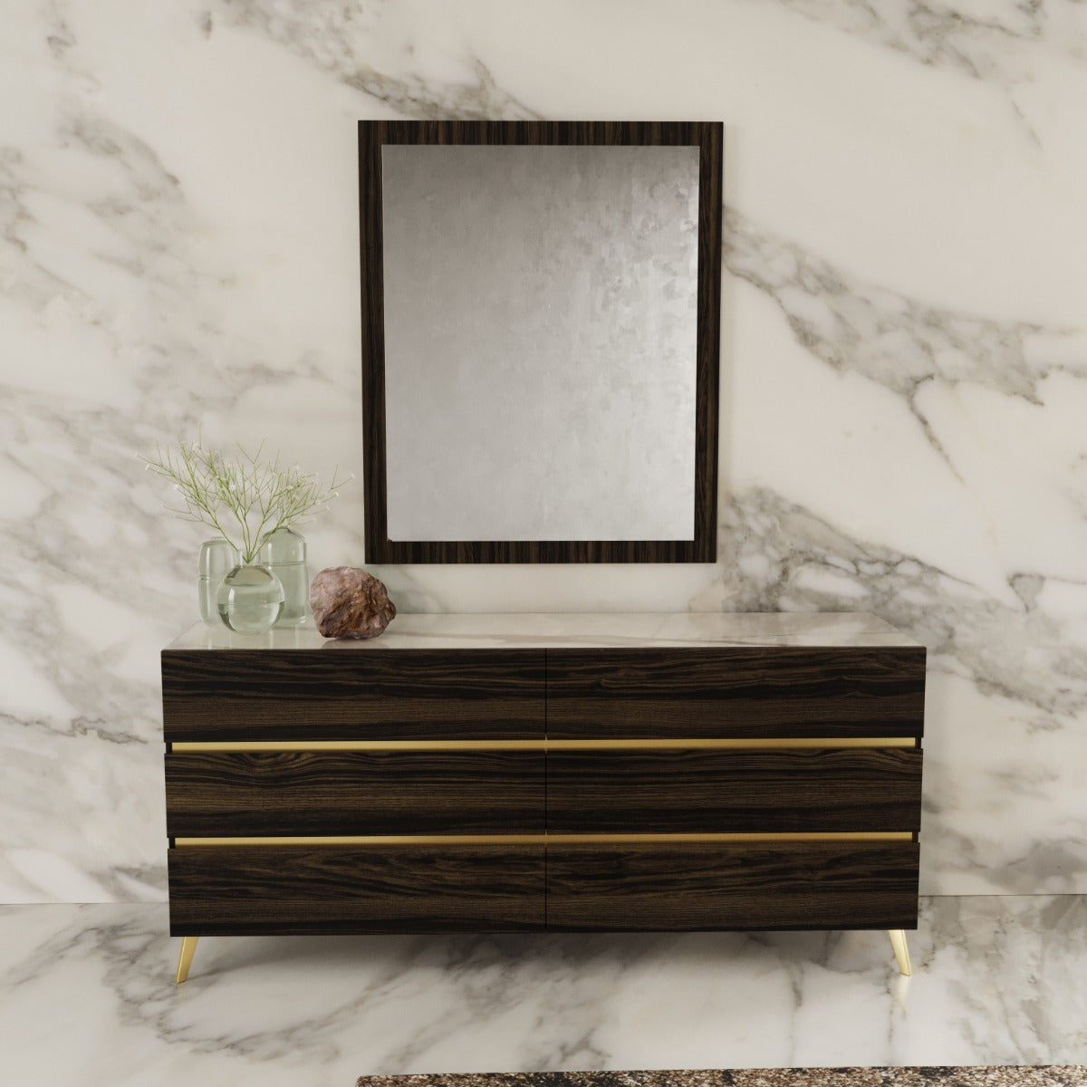 Velondra - Modern Eucalypto + Marble Dresser by VIG Furniture - View 3