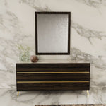 Velondra - Queen Modern Eucalypto + Marble Bedroom Set
