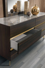 Velondra - Modern Eucalypto + Marble Dresser by VIG Furniture - View 2