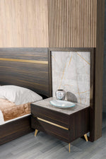 Velondra - Eastern King Modern Eucalypto + Marble Bedroom Set by VIG Furniture - View 4