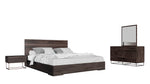 Benzon Italian Modern Dark Rovere Bed by VIG Furniture - View 2