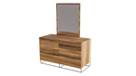 Eastern King Lorenzo Italian Modern Walnut Bedroom Set
