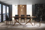 Utah - Modern Walnut Rectangular Dining Table by VIG Furniture - View 2